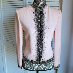 St. John by Marie Gray Pink Knit Jacket